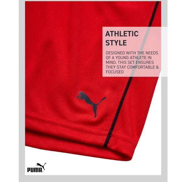 Puma Boys Active Shorts Set 3Piece Set 18m - Picture 2 of 9